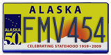 Alaska, Specialty plates (ABC123)