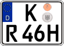 German license plate, Plates for oldtimers (type 
