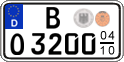 German license plate, Seasonal plates