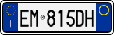 License plate of Italy, Cars (1994 year series)