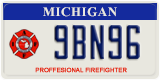 Michigan, Specialty plates (1AB23)