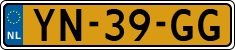 License plate of the Netherlands, Cars