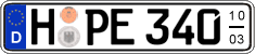 German license plate, Seasonal plates