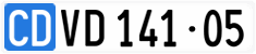 License plate of Switzerland, Diplomatic