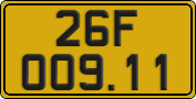 License plate of Vietnam, Commercial vehicles