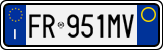 License plate of Italy, Cars (1994 year series)