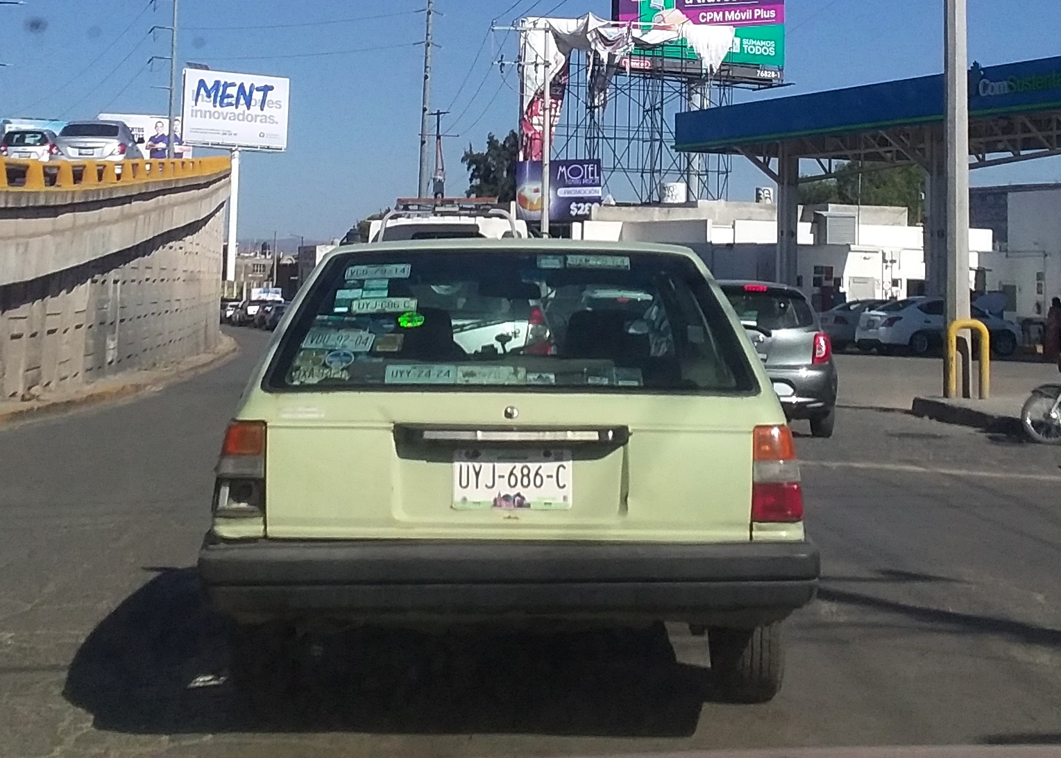 UYJ-686-C, Nissan Tsuru 1st gen Wagon (B11; MX-market), 1984–1987
