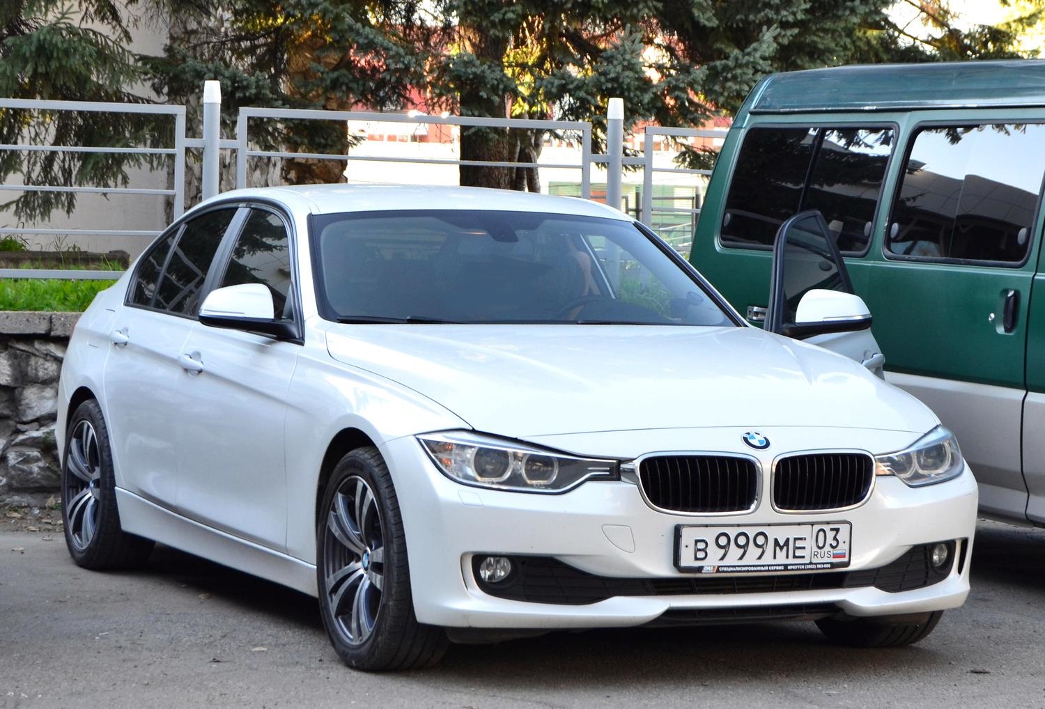 в 999 ме 03, BMW 3 Series 6th gen Sedan (F30/F35), 2011–2019
