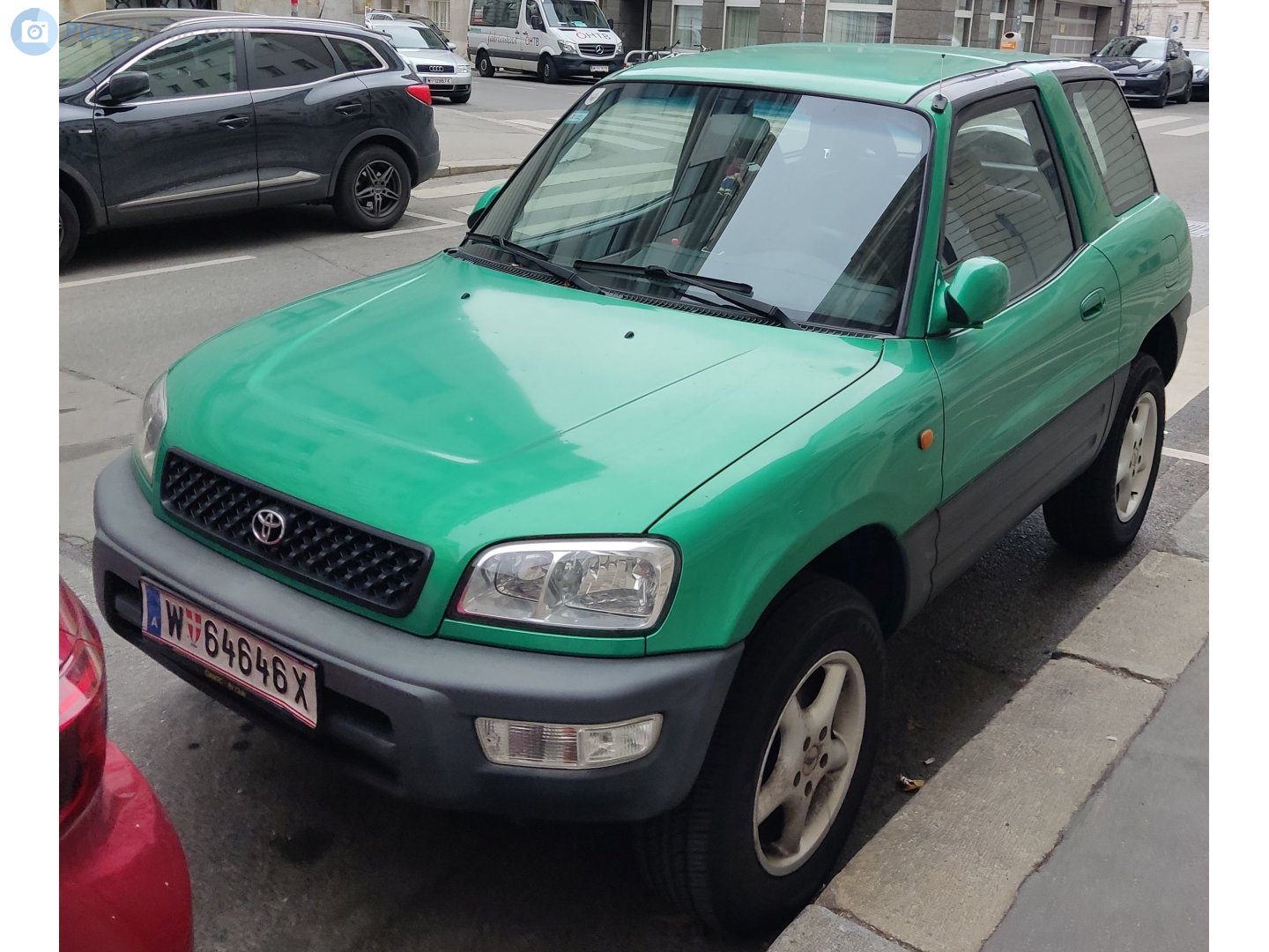 W 64646 X, Toyota RAV4 1st gen 3-door Hardtop (XA10), 1994–2000