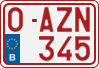 License plate of Belgium, Regular plates (2010)