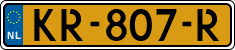 License plate of the Netherlands, Cars