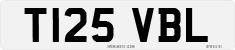 License plate of the United Kingdom, 1983 year system