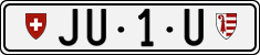 License plate of Switzerland, Dealer (with 