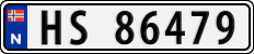 License plate of Norway, Cars