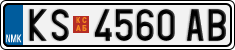 License plate of North Macedonia, Regular plates (2012)