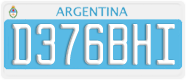 License plate of Argentina, Diplomatic