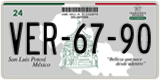 San Luis Potosí, Cars (AAA-00-00)