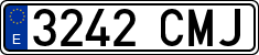 License plates of Spain, Ordinary (2000)