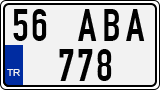 License plate of Turkey, Regular plates