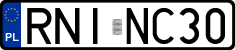 License plates of Poland, Regular car plates