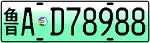 License plate of China, Electric vehicles