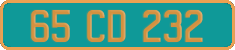 French license plate, Diplomatic
