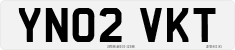License plate of the United Kingdom, 2001 year system