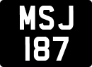 License plate of the United Kingdom, 1932 year system