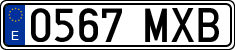 License plates of Spain, Ordinary (2000)
