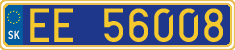License plate of Slovakia, Diplomatic