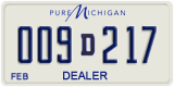Michigan, Dealer (12D345 / 123D45)