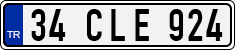 License plate of Turkey, Regular plates