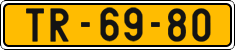 License plate of the Czech Republic, Commercial vehicles (1960)