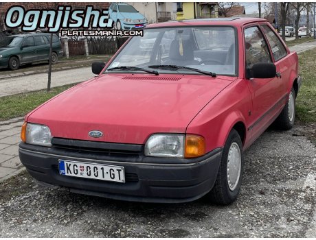 KG 001-GT, Ford Escort