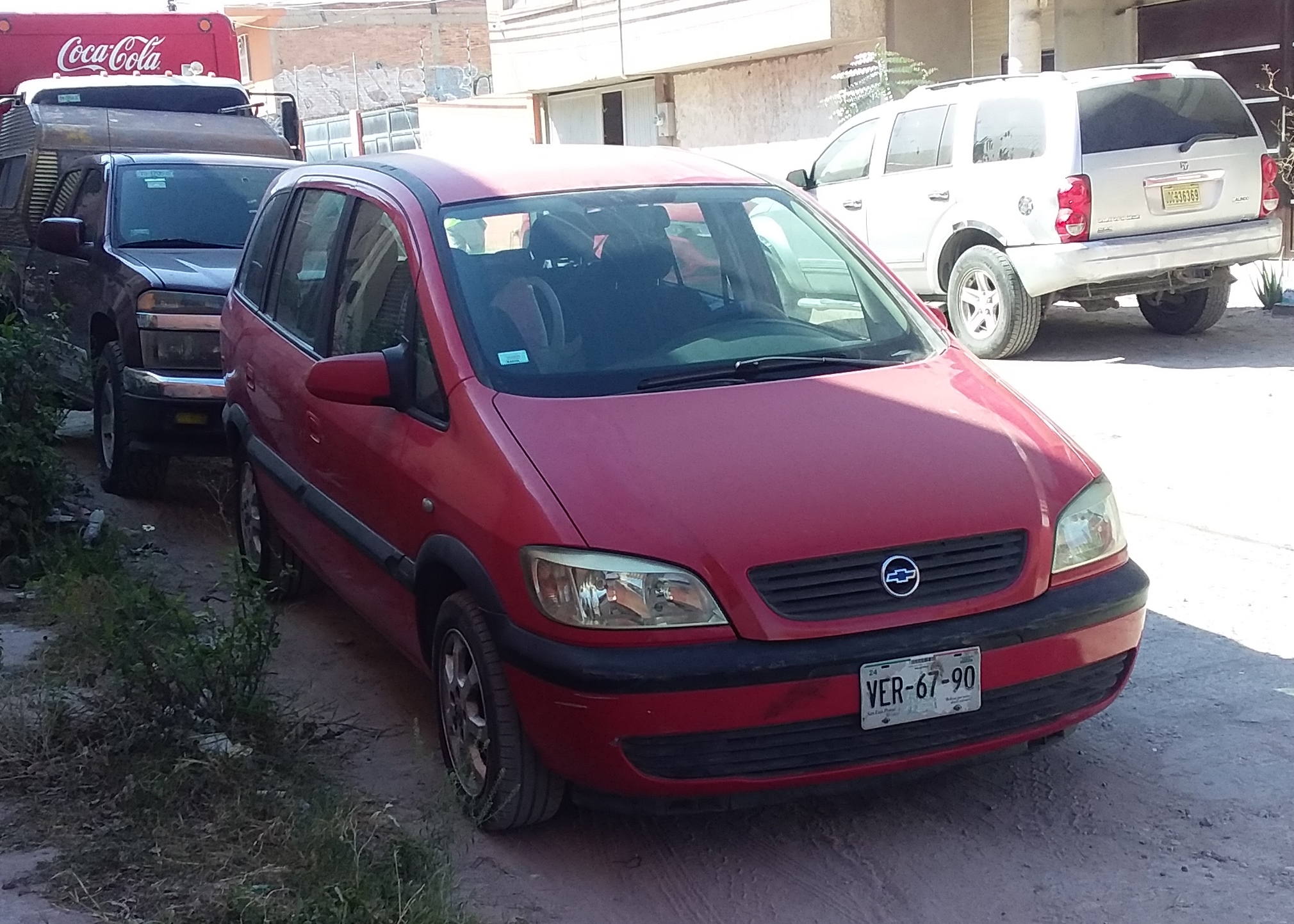 VER-67-90, Chevrolet Zafira 1st gen (A) (GM3000), 2001–2012