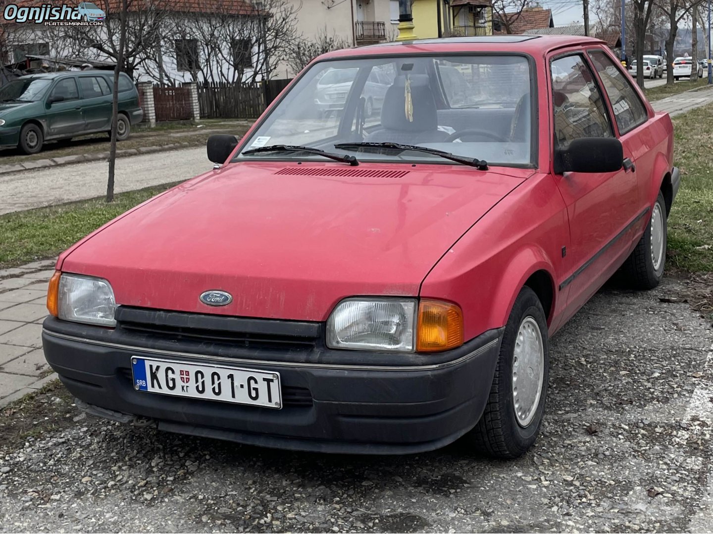 KG 001-GT, Ford Escort 4th gen 3-door Hatch (ABF; Global-market), 1986–1992 (–1995 for LATAM-market)