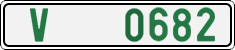 License plate of the Czech Republic, Oldtimers (2001)