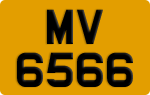 License plate of Hong Kong, AB 1234