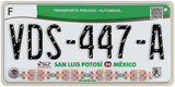 San Luis Potosí, Cars (AAA-000-A)