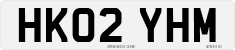 License plate of the United Kingdom, 2001 year system