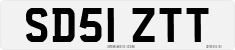 License plate of the United Kingdom, 2001 year system