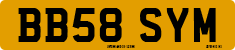 License plate of the United Kingdom, 2001 year system