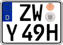 German license plate, Plates for oldtimers (type 