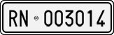 License plate of Italy, Cars (1927 year series)