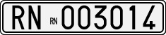 License plate of Italy, Cars (1927 year series)