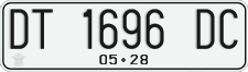 License plate of Indonesia, Regular plates
