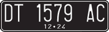 License plate of Indonesia, Regular plates