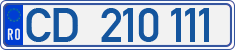 License plate of Romania, Diplomatic