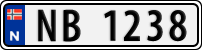 License plate of Norway, Trailers, motorcycles, special vehicles