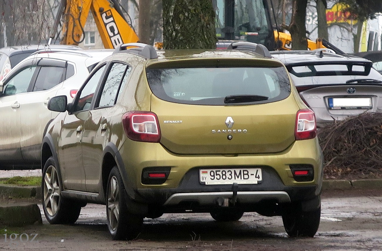 9583 MB-4, Renault Sandero 2nd gen Stepway (B52), 2013­–